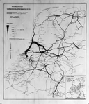 43478 Kaart van Nederland met verkeerswaarnemingen (gemiddeld verkeer per dag van 14 uur in tonnen).